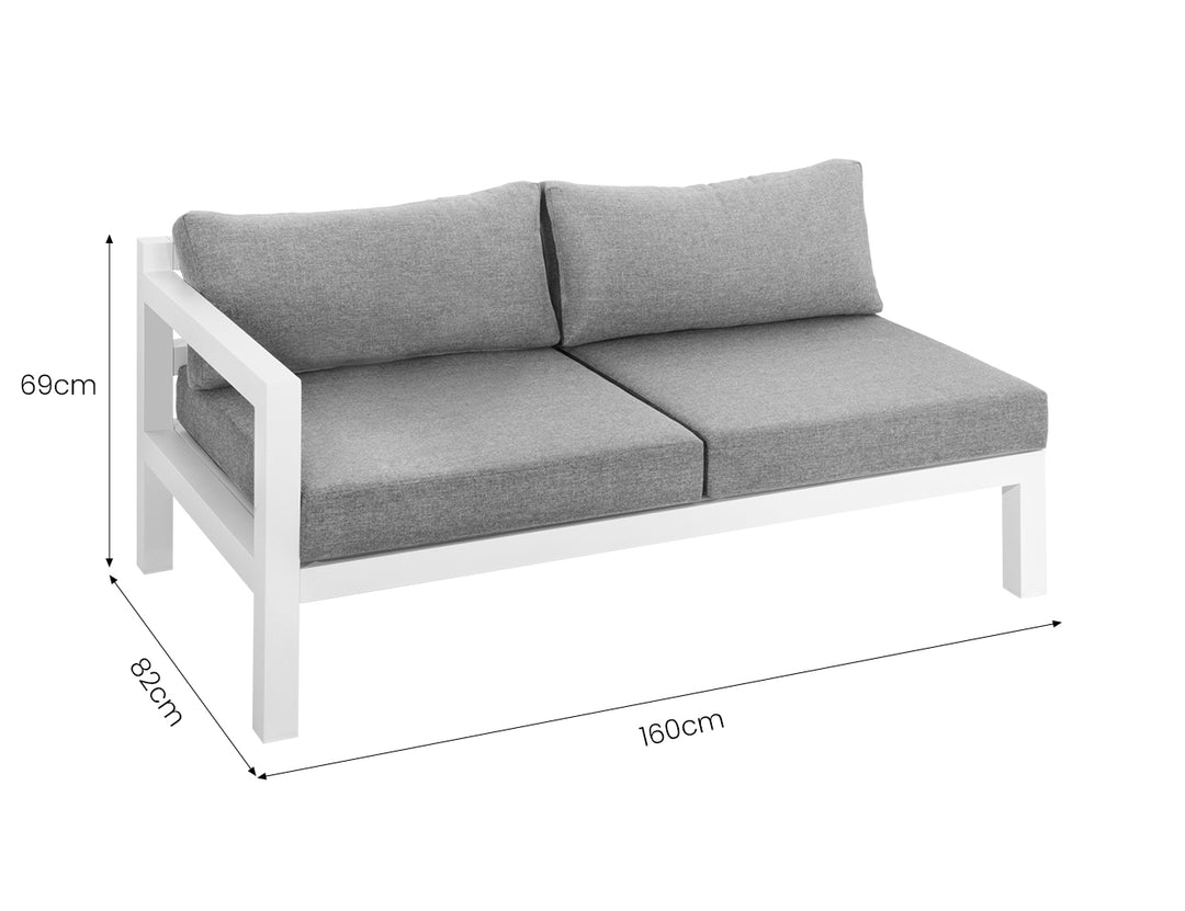 Sunbird Outdoor Sofa Sectional Set- 6 Seat
