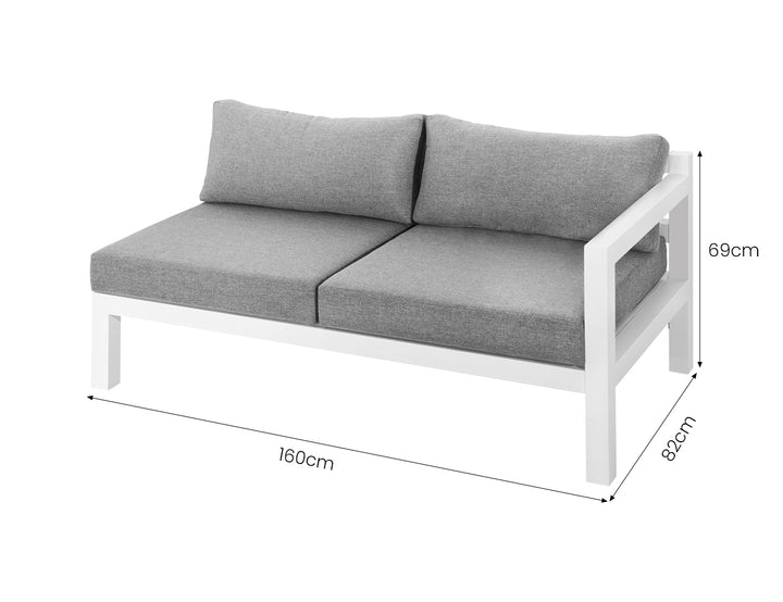 Sunbird Outdoor Sofa Sectional Set- 6 Seat