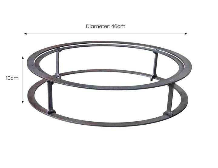80cm Fire Pit Complete BBQ Set