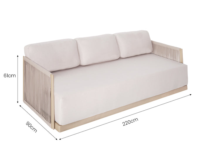 Godwit Outdoor Rope Sofa Set - 5 Seat