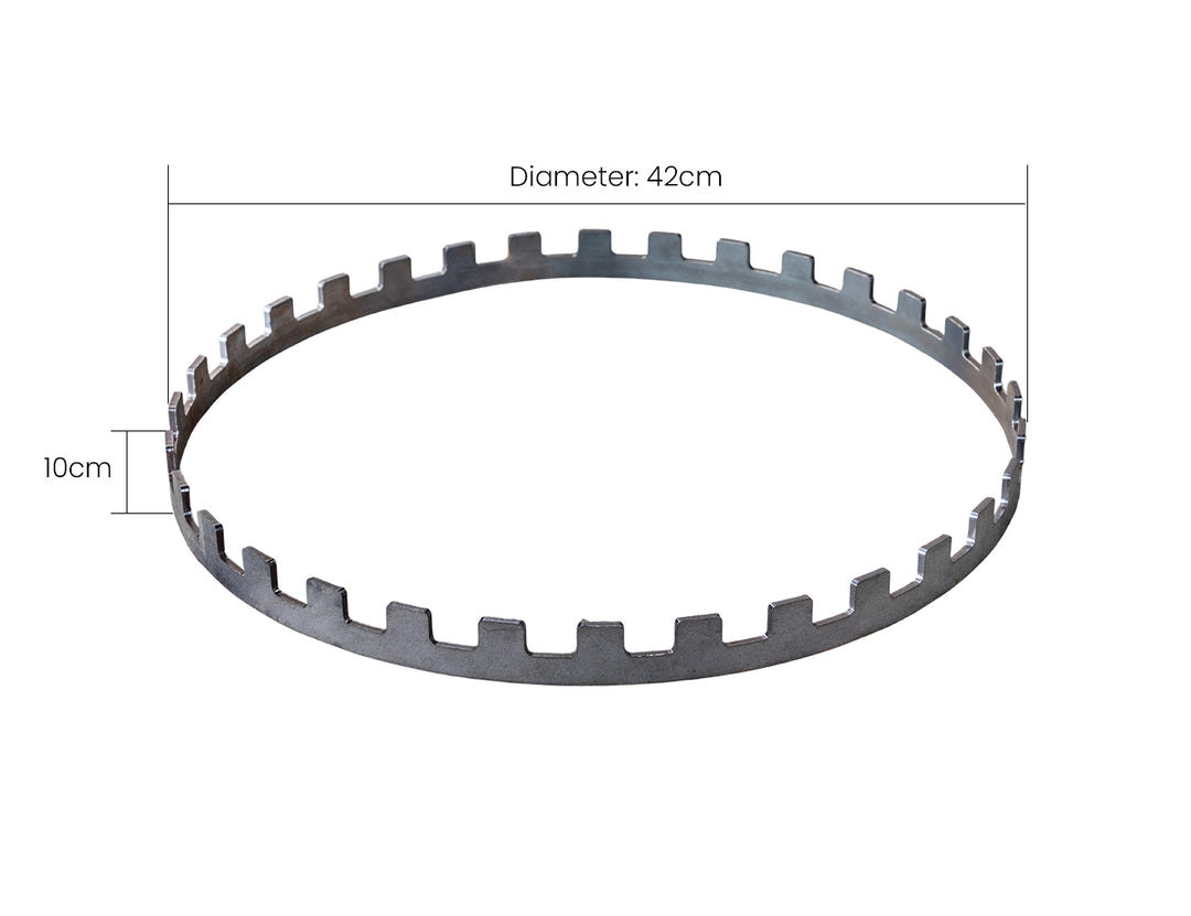 80cm Fire Pit Complete BBQ Set