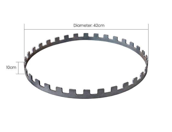80cm Fire Pit Complete BBQ Set