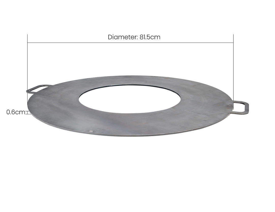 80cm Fire Pit Complete BBQ Set