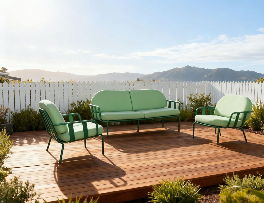 Fantail Loveseat Sofa Set - 4 Seat