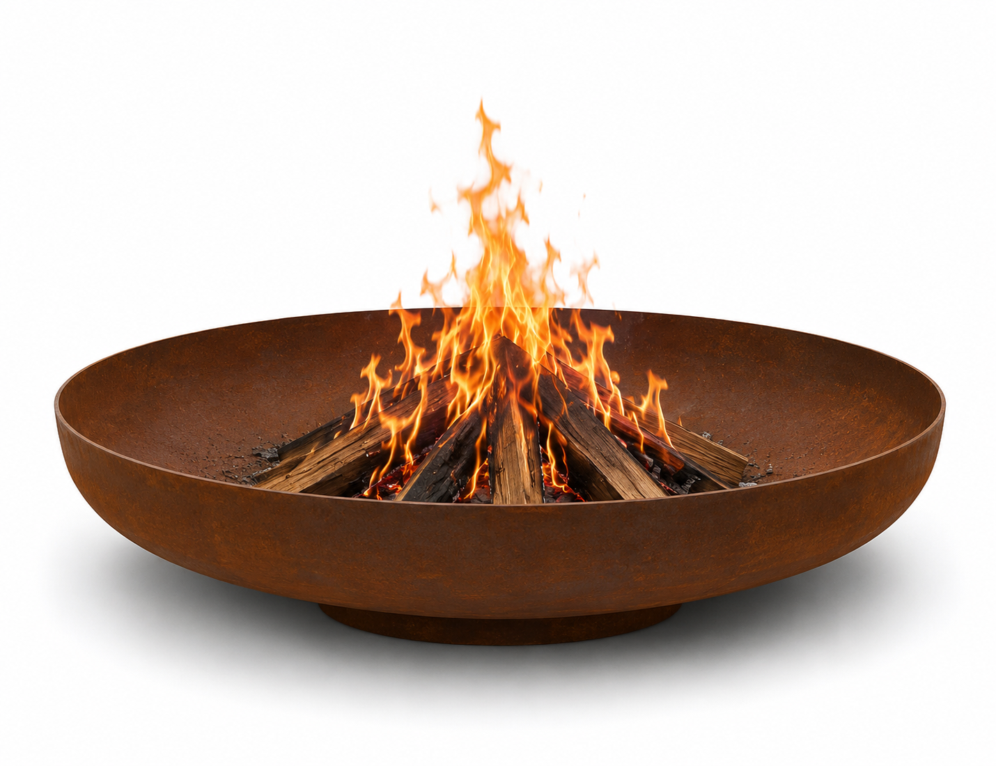 BASIN 80cm Corten Steel Fire Pit Bowl