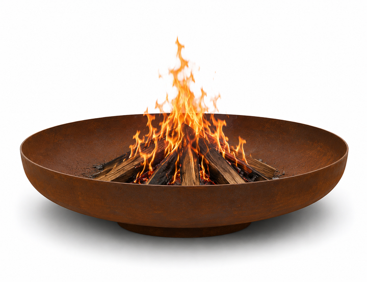 BASIN 80cm Corten Steel Fire Pit Bowl