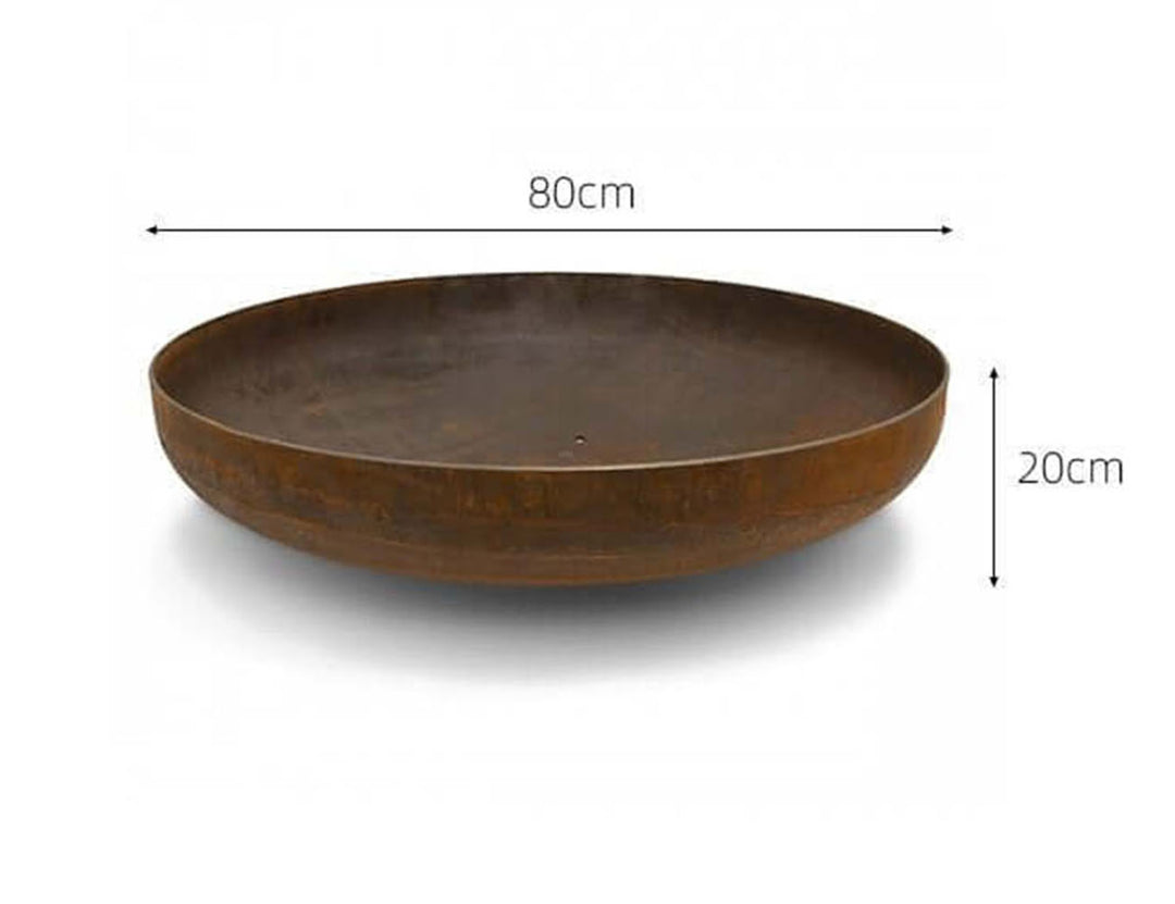 80 cm Fire Pit Grill Plate Set