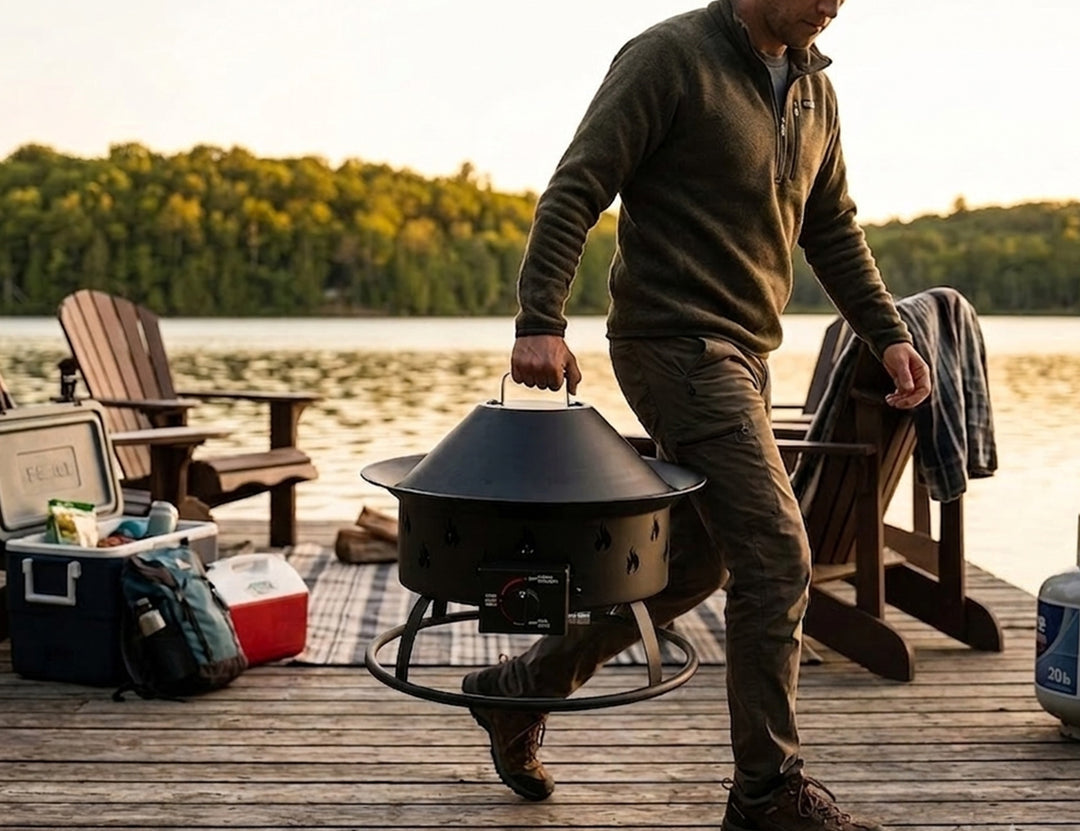 VANTA Portable Outdoor Gas Fire Pit