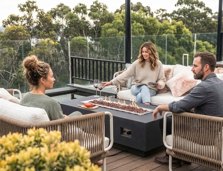 Granville Outdoor Gas Fire Pit Table