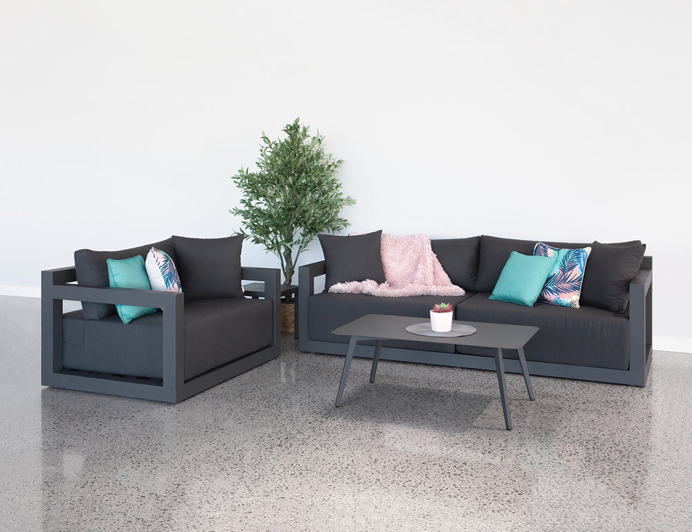 Ibis 2.0 Outdoor Lounge Sofa Set - 2pcs, ,