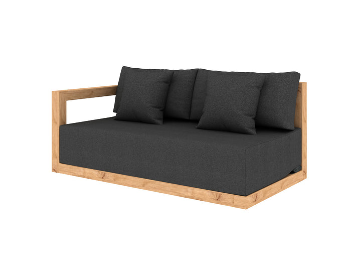 Ibis Outdoor Teak Right Arm Sofa, ,