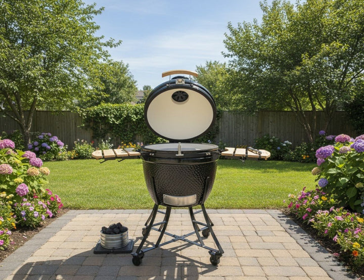 24-Inch Kamado Ceramic Charcoal Grill