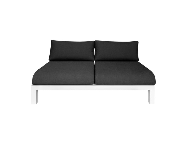 Newport Aluminium Outdoor Loveseat Sofa Set - 3PCS