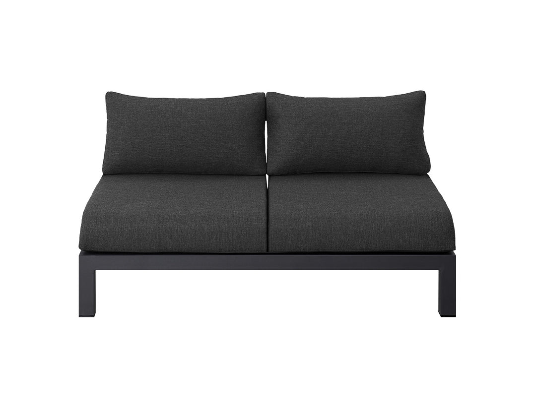Newport Aluminium Outdoor Loveseat Sofa Set - 3PCS