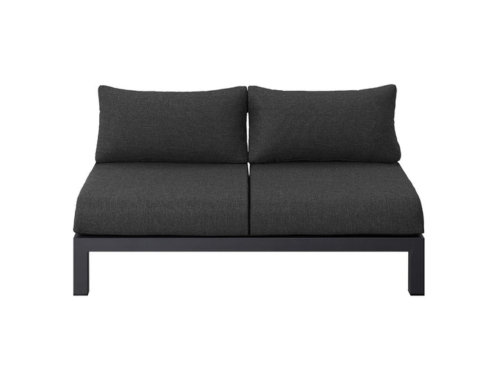 Newport Aluminium Outdoor Loveseat Sofa Set - 3PCS