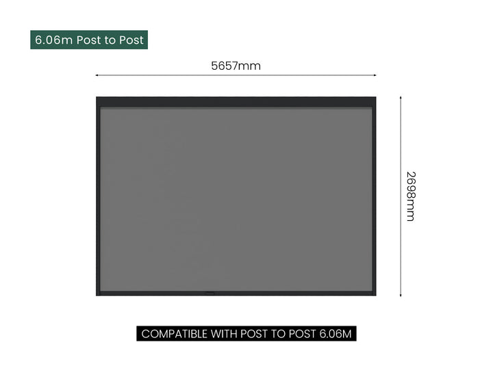Motorised Blind For Mediterranean-SKY Wall Mounted Louvre Roof Pergola