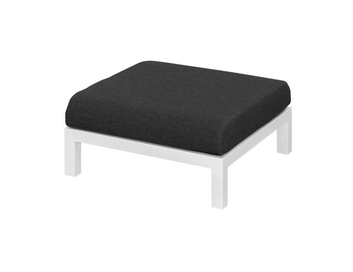 Newport Aluminium Outdoor Armless Sofa Set - 4PCS