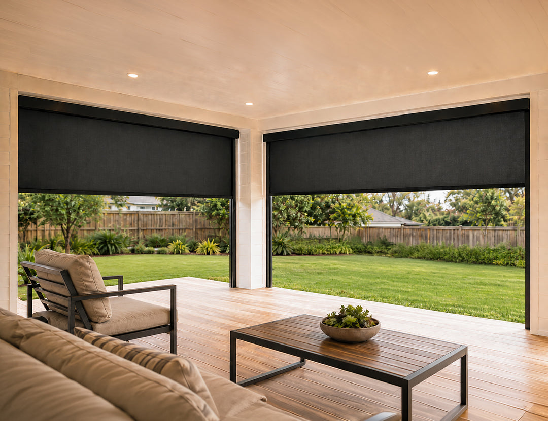 Custom Outdoor Blinds Weatherproof Shades