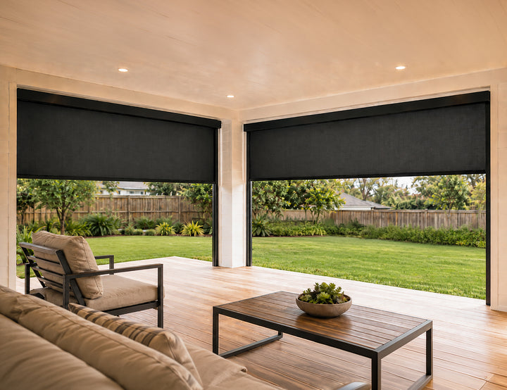 Custom Outdoor Blinds Weatherproof Shades