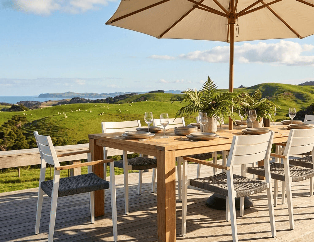 Albatross 2.0 Aluminium and Rope Outdoor Dining Chair