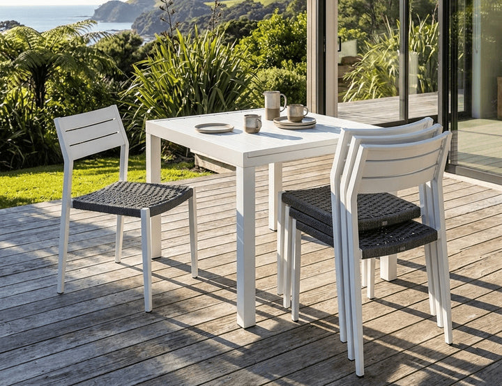 Passerine 2.0 Aluminium and Rope Outdoor Dining Chair