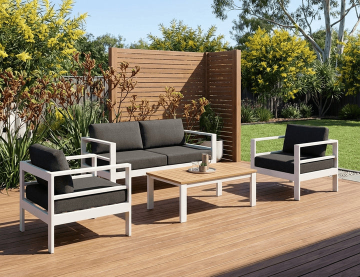 Sandpiper 2.0 Outdoor Sofa Sectional Loveseat Set- 4 Seat