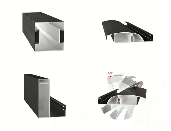 Pacific Motorised Wall Mounted Louvre Roof Aluminium Pergola