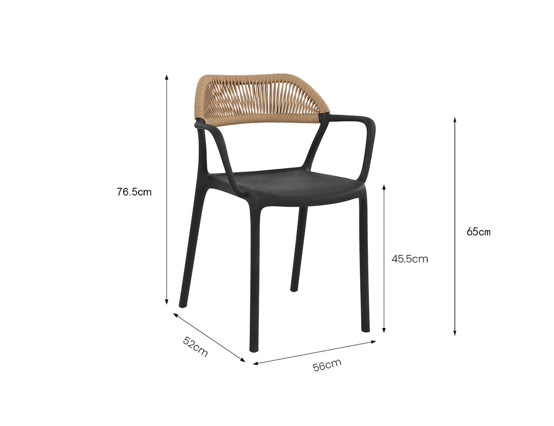 Aiden Stackable Dining Armchair