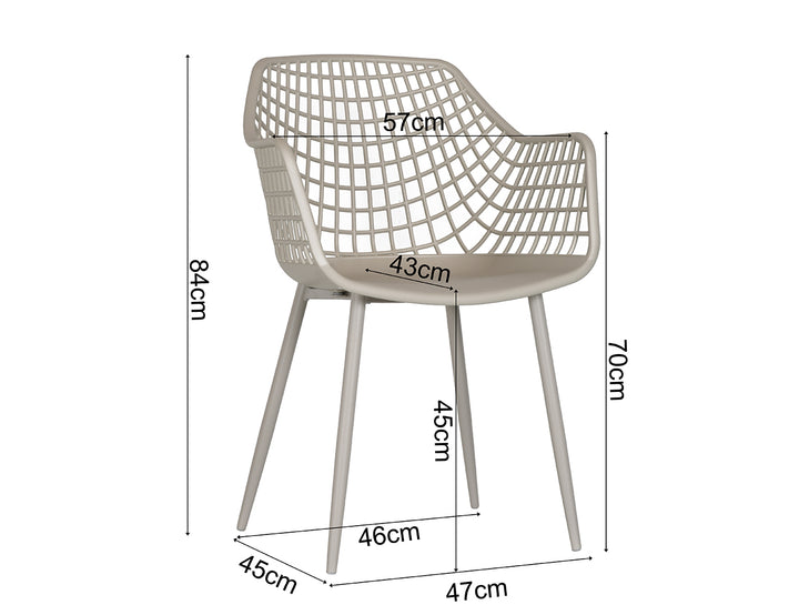 Ava Outdoor Dining Armchair