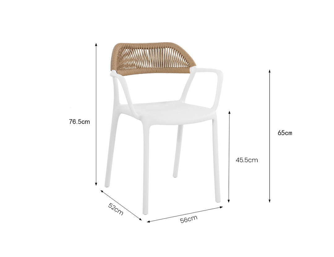 Aiden Stackable Dining Armchair