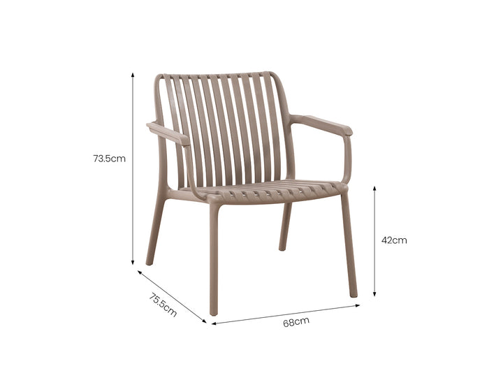 Ashley Plastic Dining Set - 3PCS