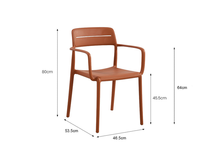 Aha Stackable Dining Armchair