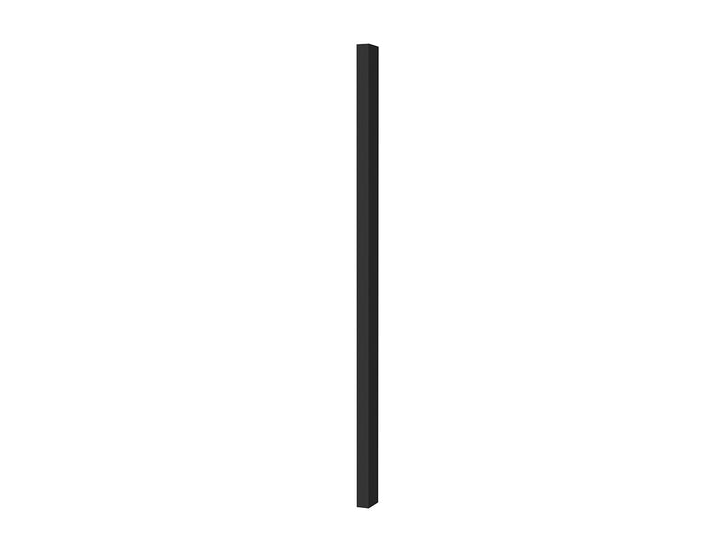 Blind post, Size: 2.8m, Colour: Black