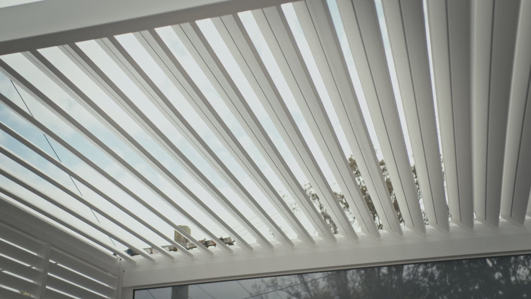 Baltic Motorised Freestanding Louvre Roof Aluminium Pergola