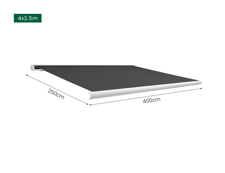 Rainier Full Cassette Motorised Retractable Awning
