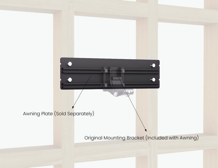 Awning Plate For Rainier Full Cassette Awning - 2pcs