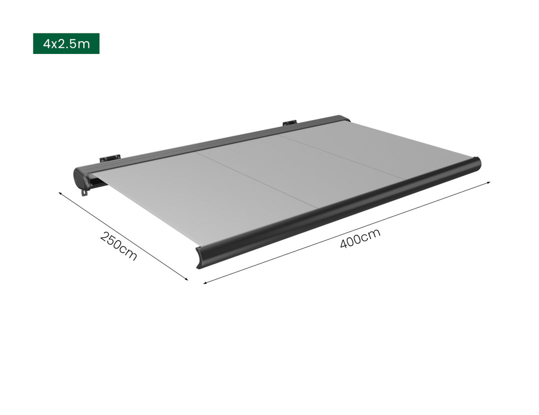 Rainier Full Cassette Motorised Retractable Awning