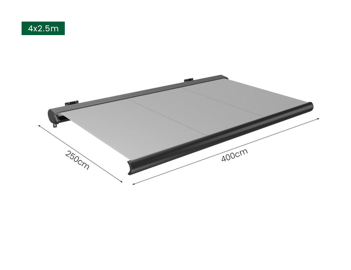 Rainier Full Cassette Motorised Retractable Awning