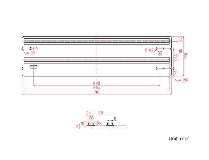 Awning Bracket For Rainier Full Cassette Awning