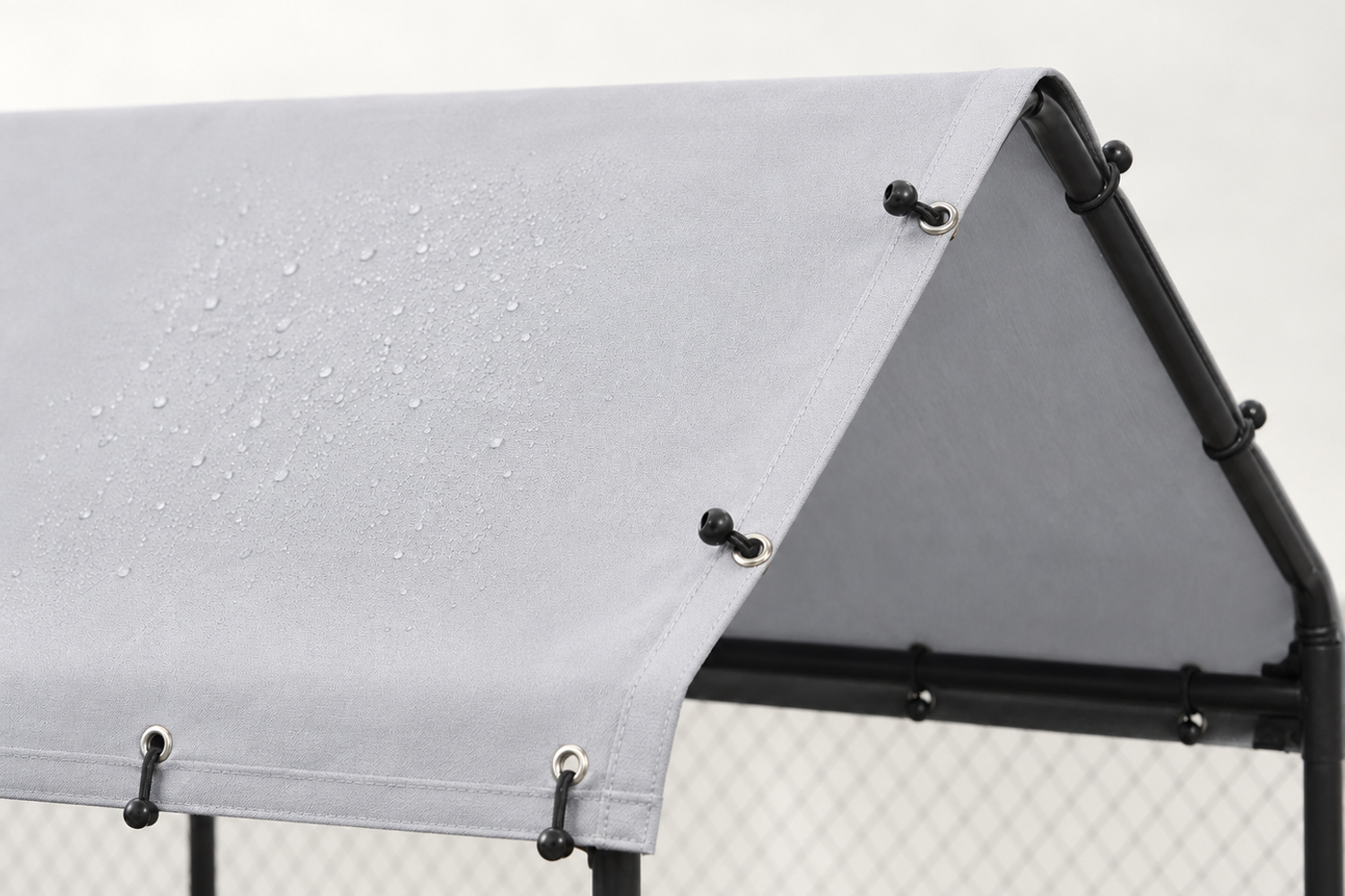 420D Oxford replacement dog run cover with waterproof coating and metal eyelets