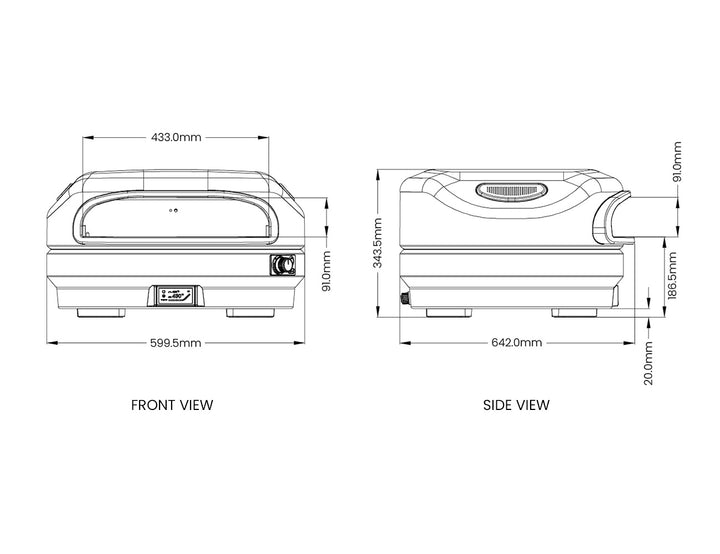 Roma 16 Precision Gas Pizza Oven
