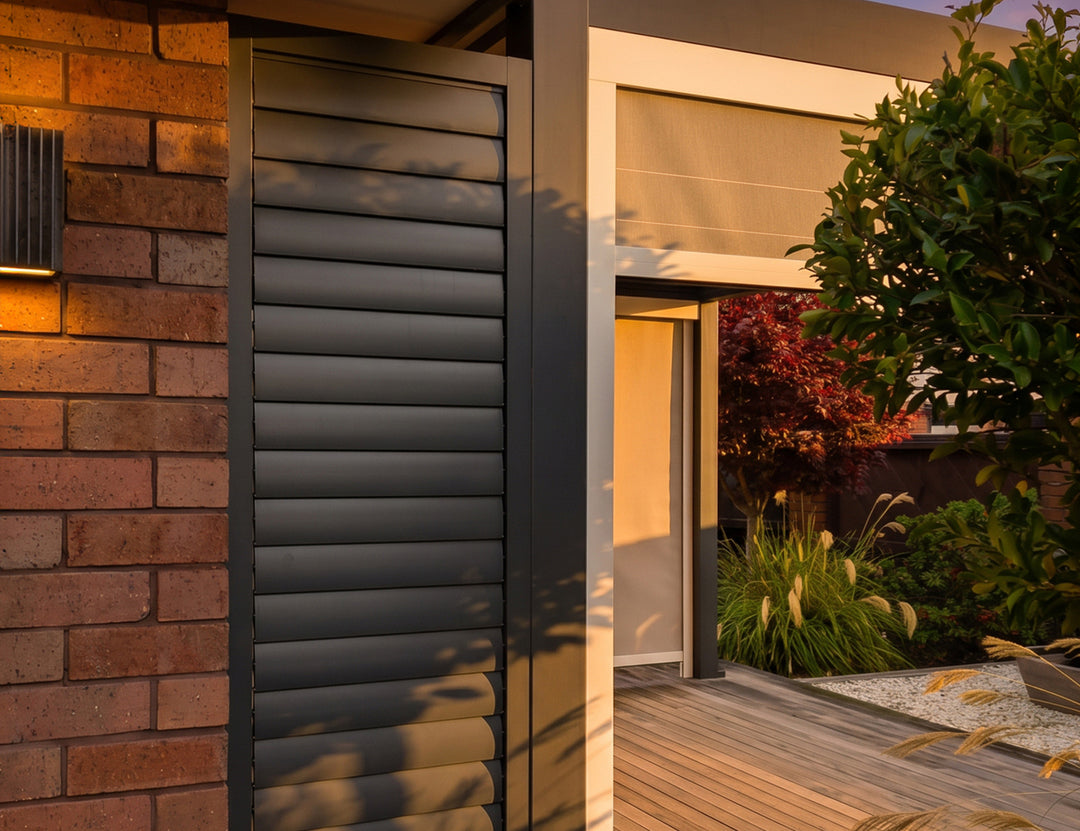 Shutter Wall for Waihi&Hahei Aluminium Pergola - 1.135m