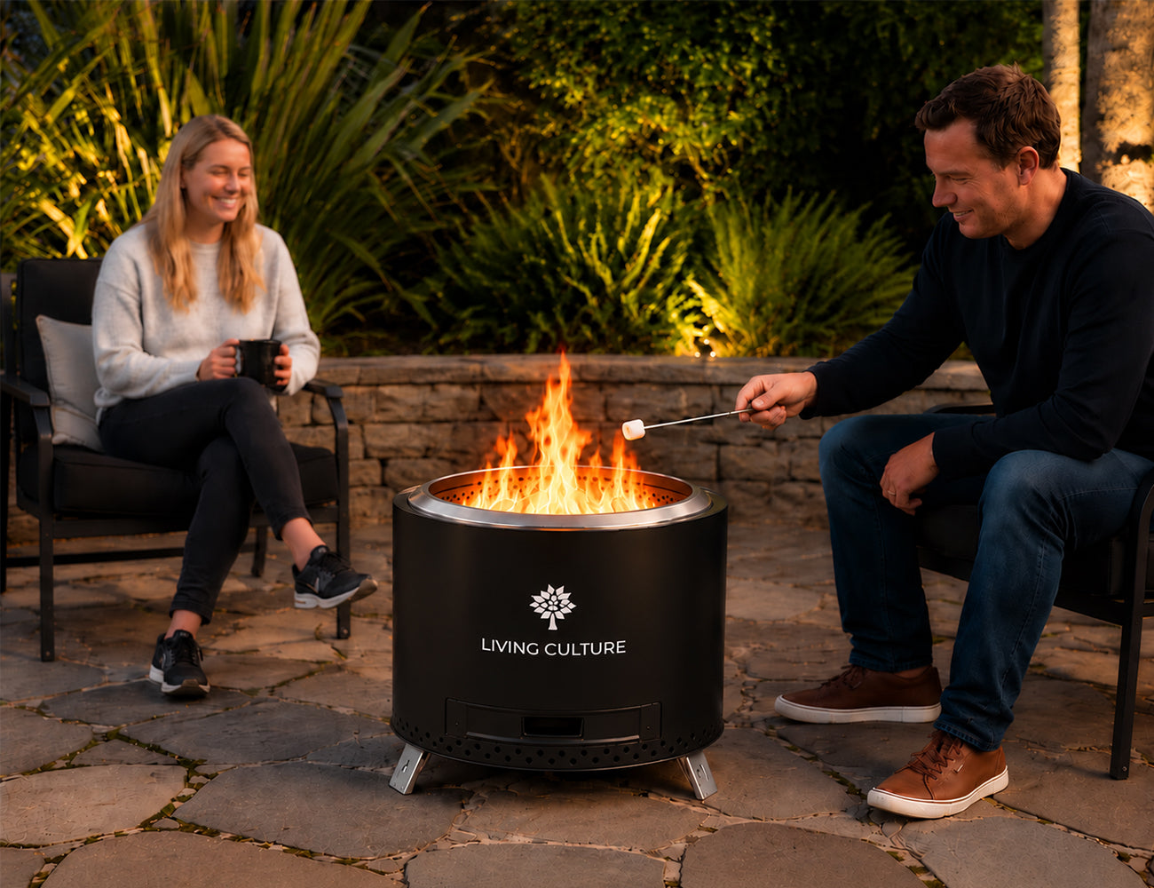 Kaldo Smokeless Stainless Steel Fire Pit