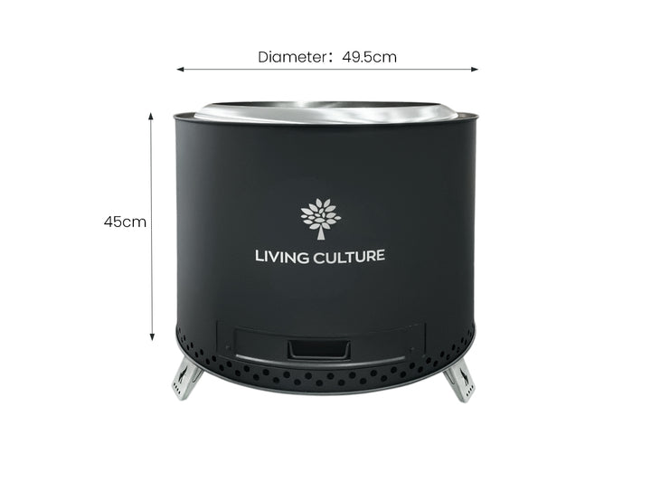 Kaldo Smokeless Stainless Steel Fire Pit