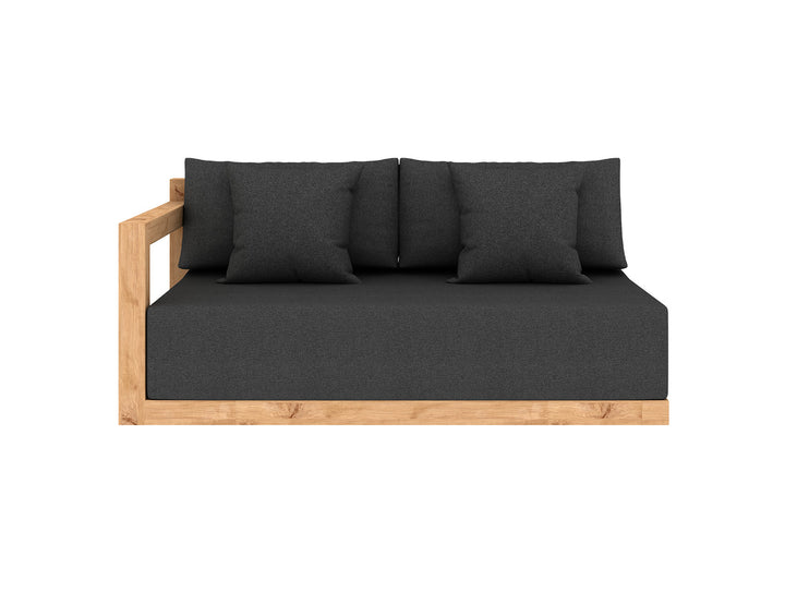 Ibis Outdoor Teak Corner Sofa Sectional U-Shape Set - 6pcs