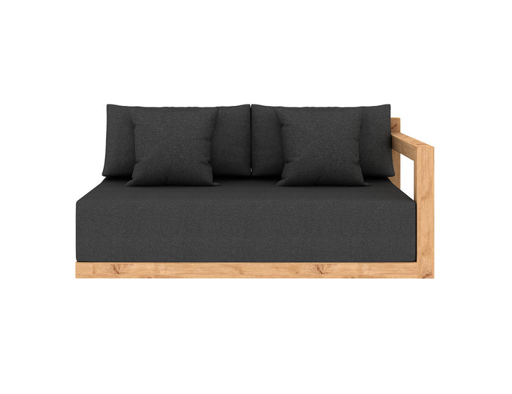 Ibis Outdoor Teak Corner Sofa Sectional U-Shape Set - 6pcs