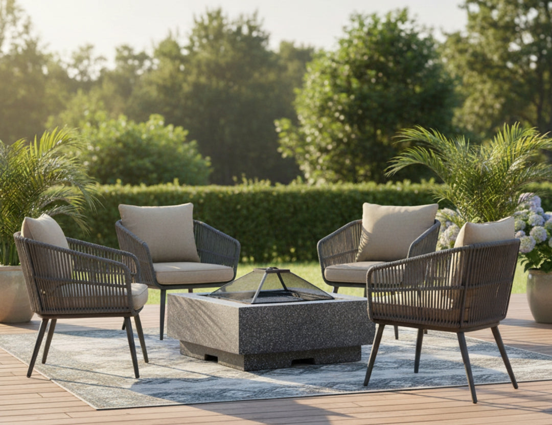 71 cm Square MgO Fire Pit