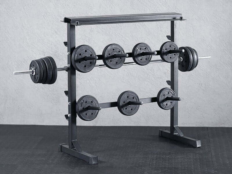 2 Level Weight Storage Rack - Living Culture