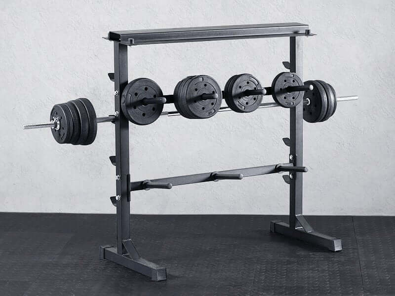 Pre Weighted Rack 2 Level Weight Storage Rack - Living Culture