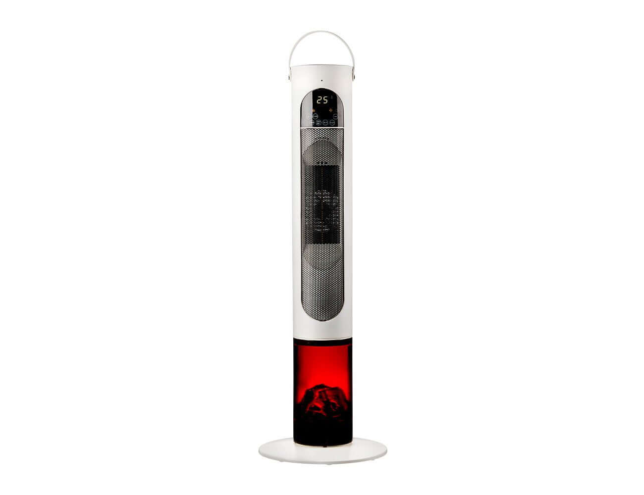 2000w Tower Fan Heater With 3d Flame Effect, ,